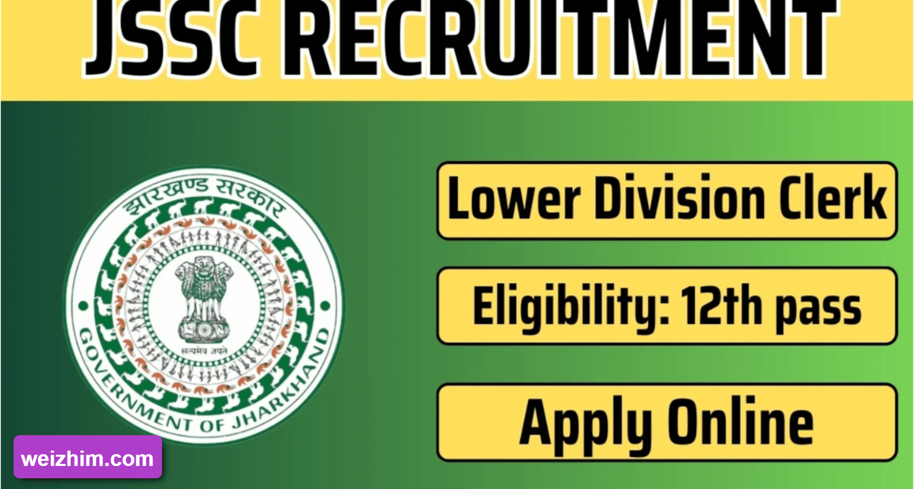 JSSC LDC Recruitment 2024 : Check Eligibility and Apply Online for Latest Vacancies @jssc.nic.in